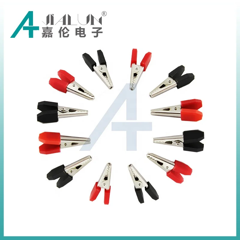 JIALUN free samples small alligator clip iron alligator clamps sizes for LED light fast shipping