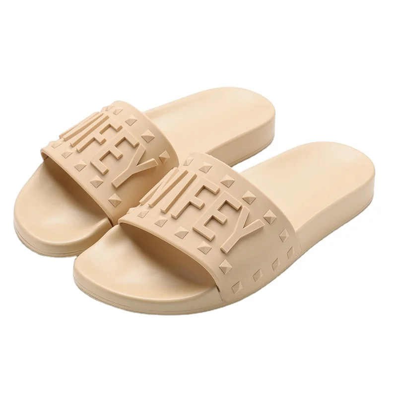 Soreca 3D Logo Oem Unisex Adults Rubber Sole Slippers Men Slides 2022 Designers Summer Slides For Men
