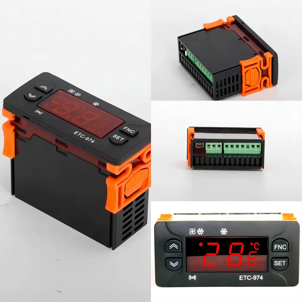 Thermostat Incubator Electronic Digital Display Temperature Sensor Stc-1000 Temperature Controller For Refrigerator Parts