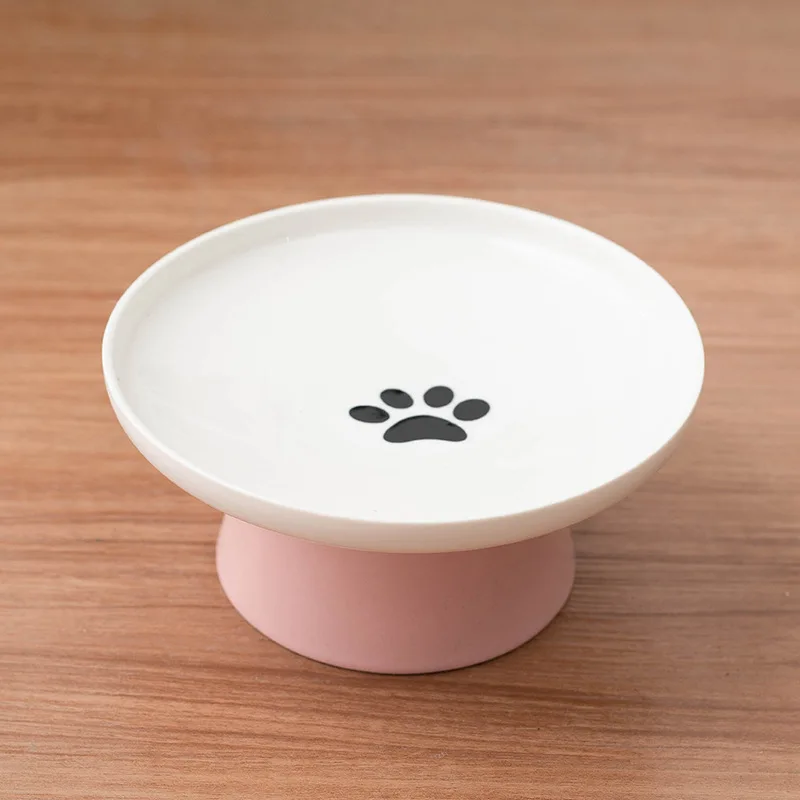 Wholesale Neck Guard Easy Clean Luxury Cat Bowl Ceramic Cat Bowl Elevated Ceramic Elevated Cat Bowl Ceramic