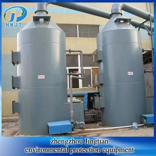 Industrial waste gas wet desulfurization and denitrification vertical tower equipment