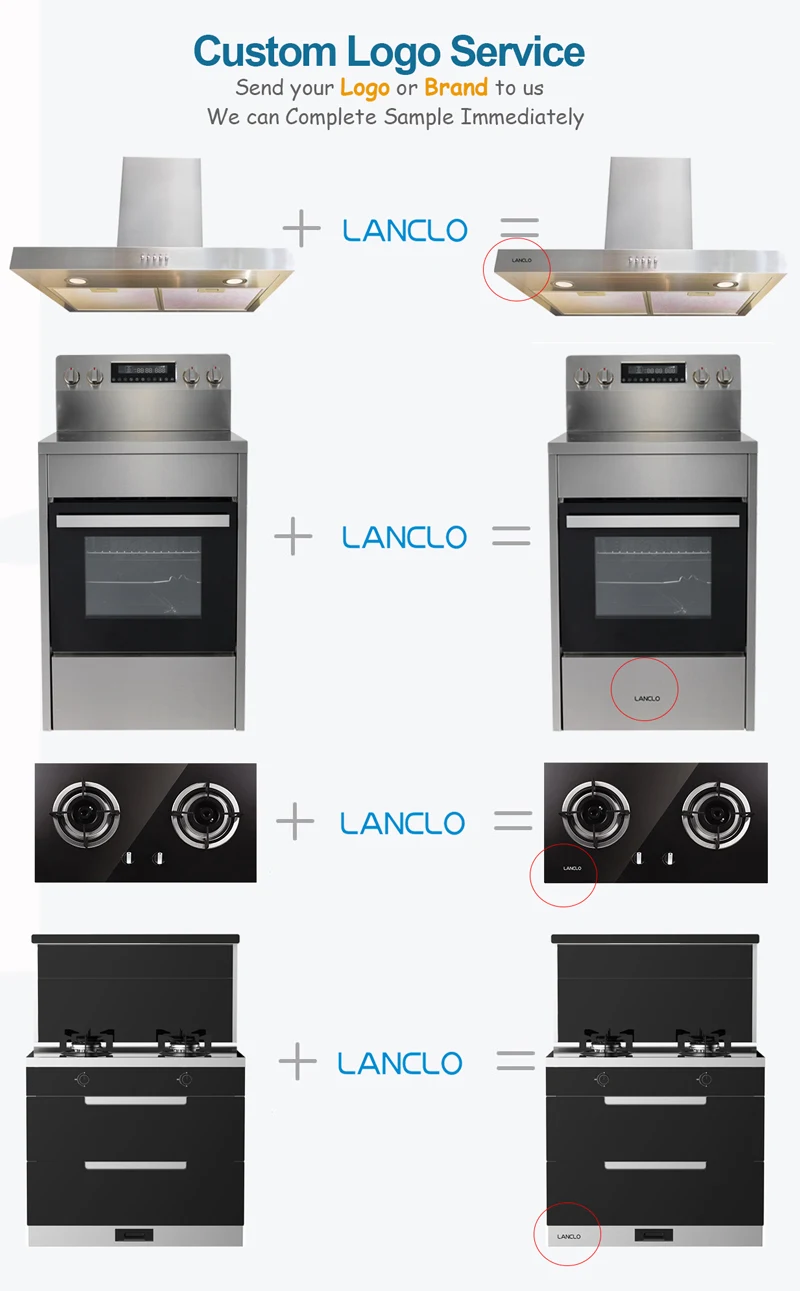 Hot Selling Household Kitchen Appliances Suitable Intuitive Display Extractor Fan Wider Smoke Gathering Range Hood For Wholesale