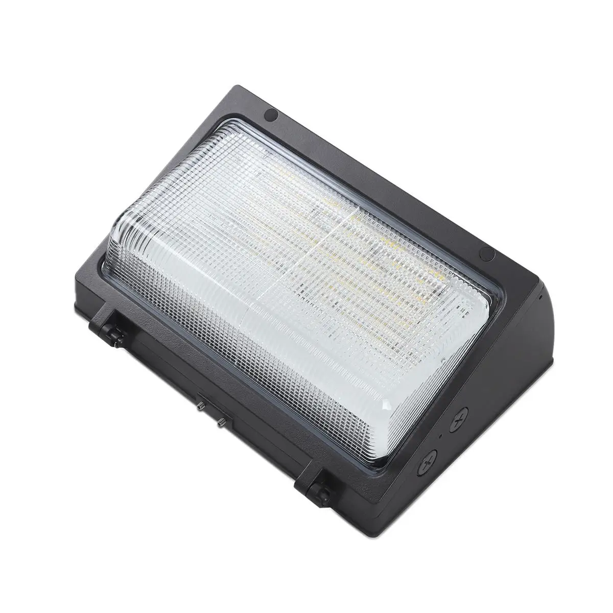 DLC 120W Semi Cut Off LED Slim Wall Pack Light With Photocell for Wet Location Outdoor