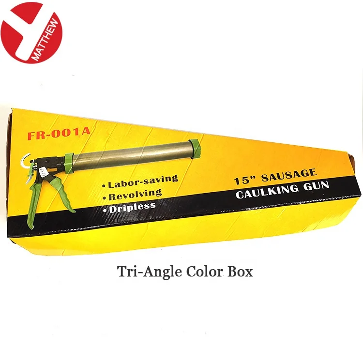 Сверхмощный пистолет для колбасы с поливинилхлоридным покрытием и гладкой шпилькой