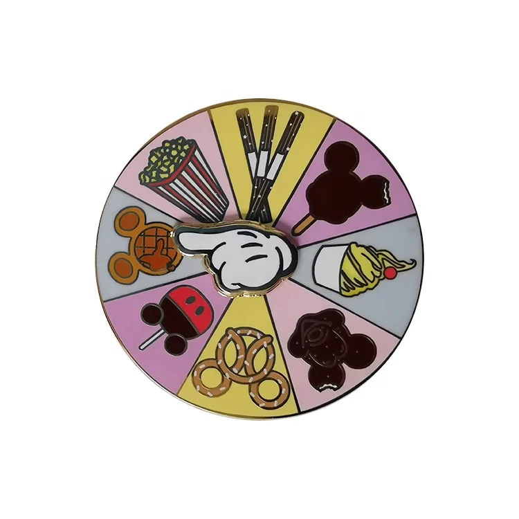 Where Can I Buy Custom Metal Hard Enamel Pin Manufacturer Cheap Spinner pin