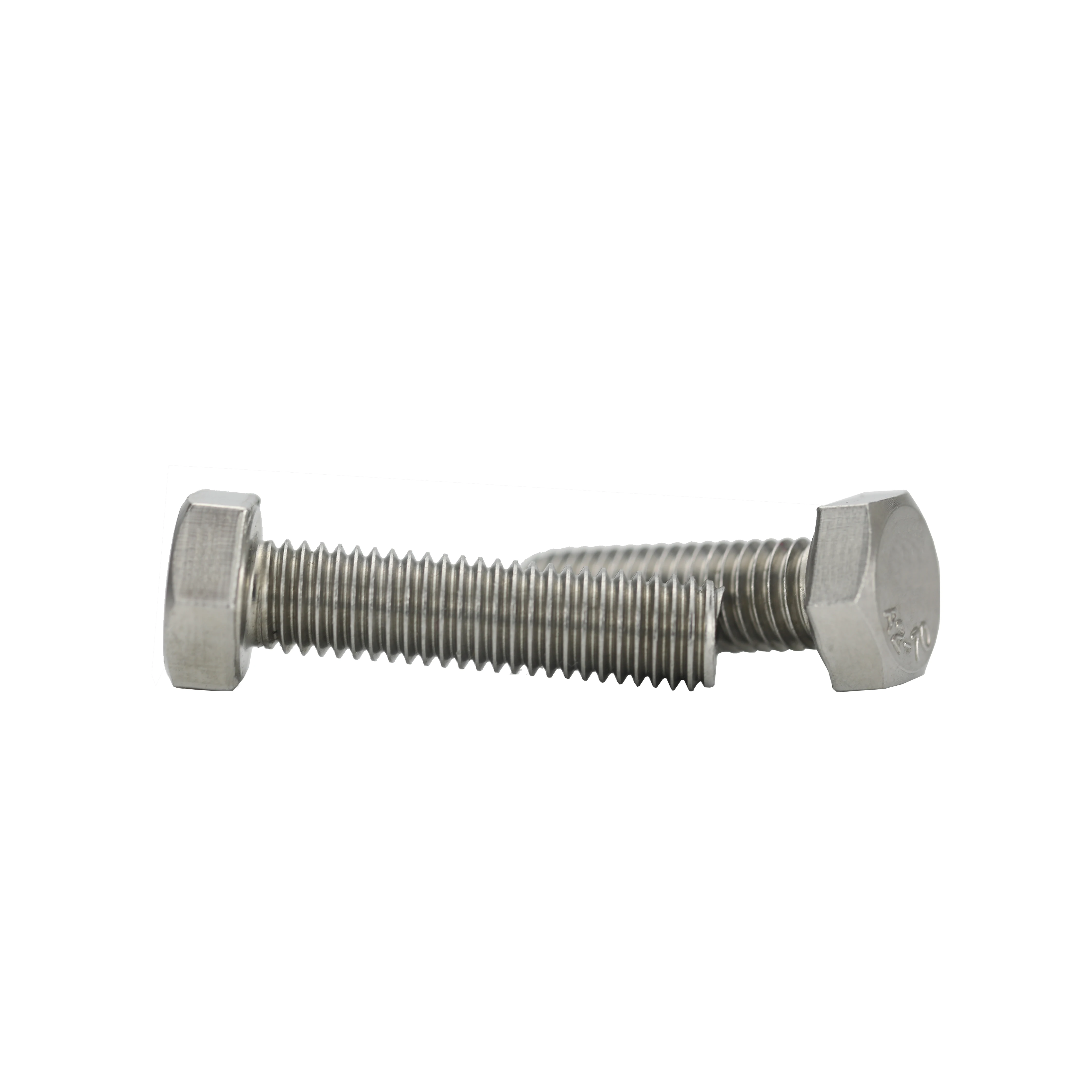 Factory direct sale din933 hex bolt M5-M30 ss316 a4-70 stainless steel hex bolt