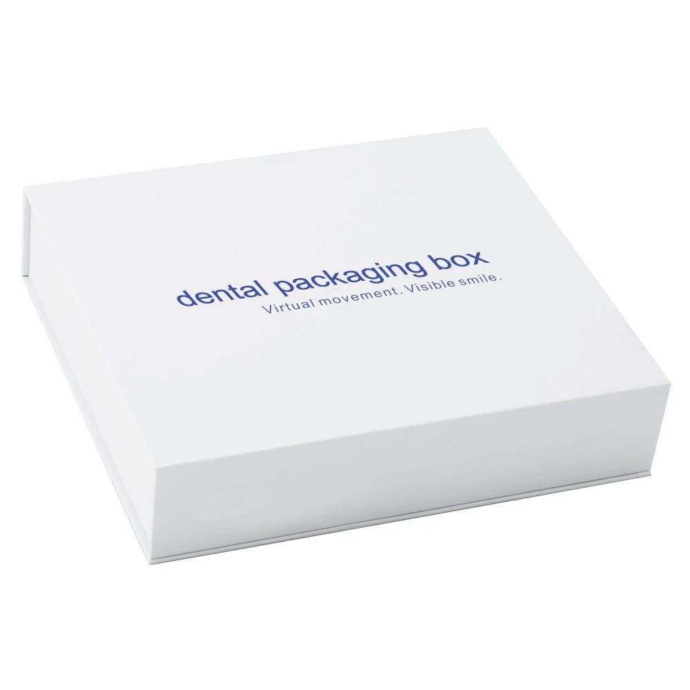 Hot Sale Custom Logo Luxury Teeth Aligner Dental Mold magnetic Paper gift Packaging Box