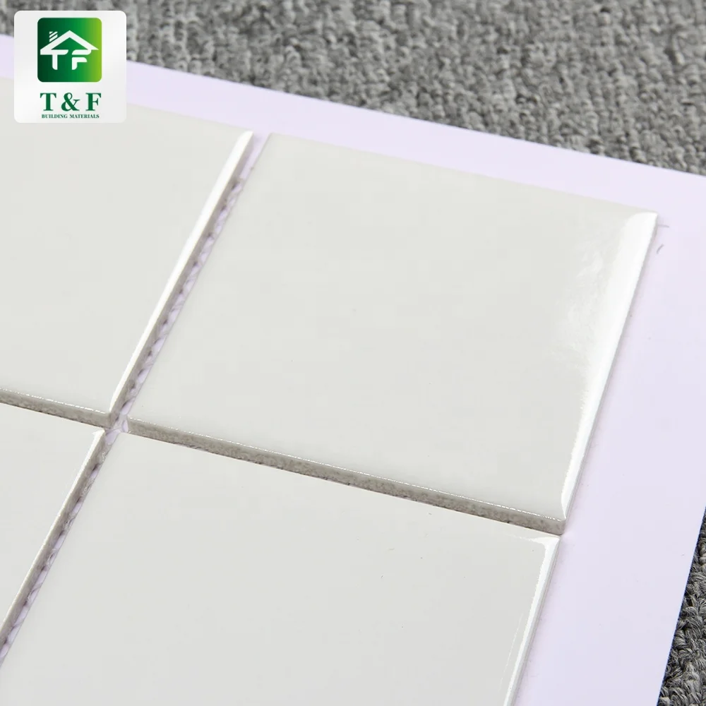 Hot Sale Kitchen Color Beveled Wall Mosaic Decoration Subway Tile Kitchen Decor Backsplash Decorative Red Ceramic Mosaic Tile