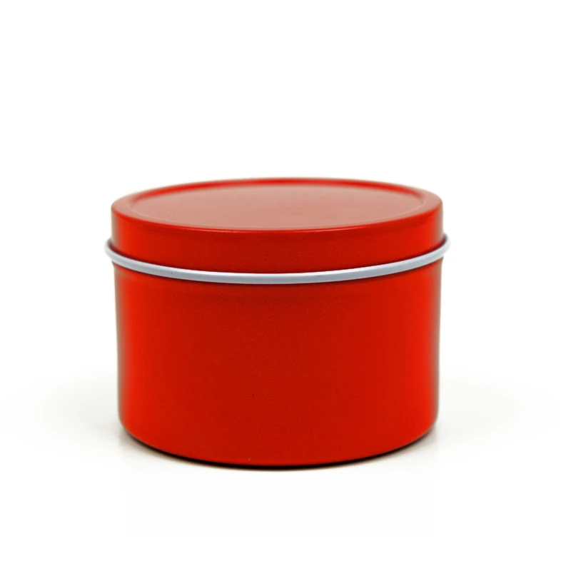 Customizable wholesale 4c printing decoration empty round candle tin can