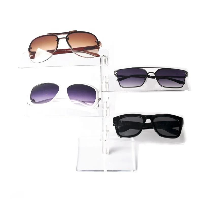 
Transparent acrylic optical glasses display rack 4 pairs of sunglasses display rack 