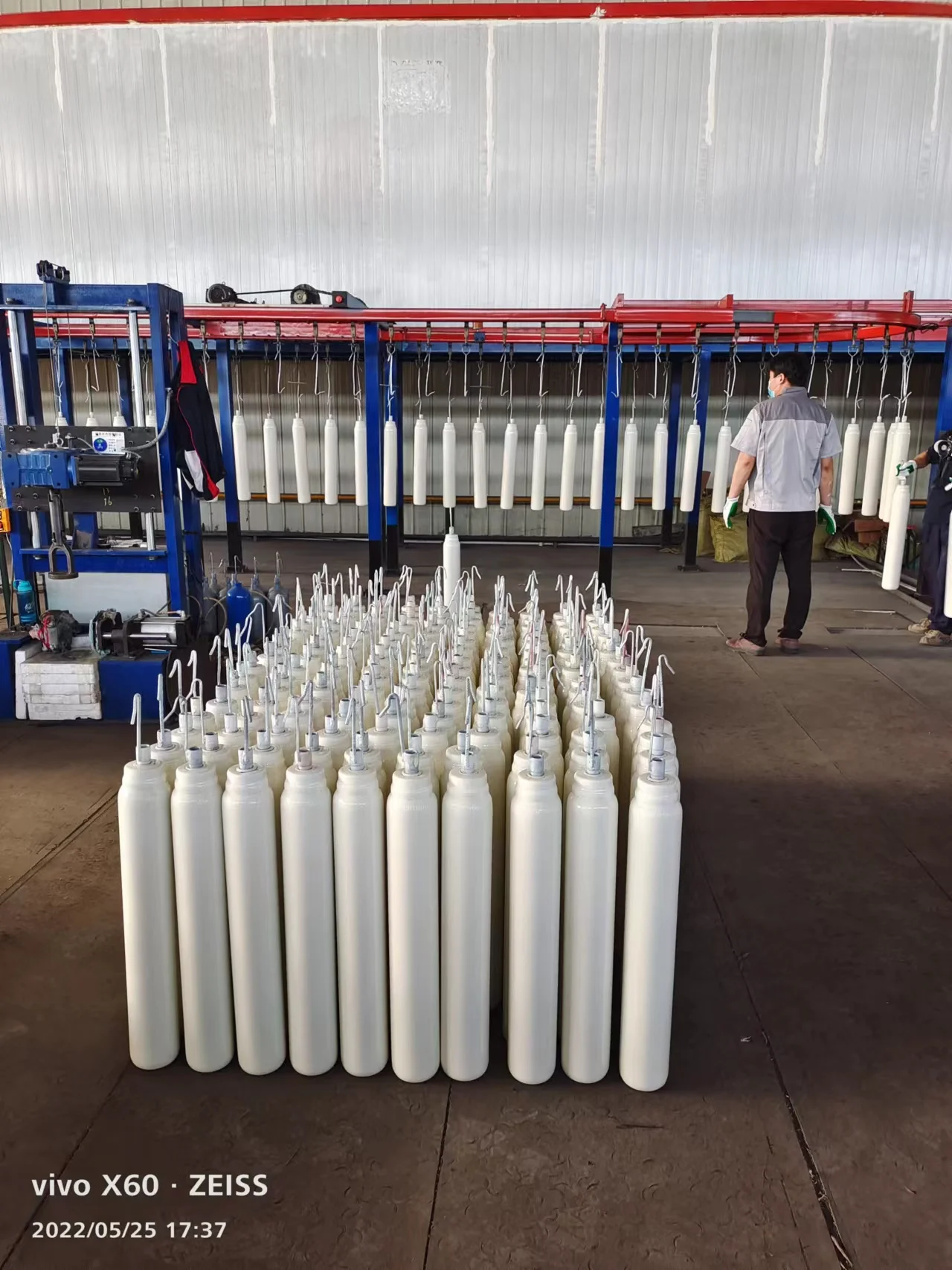 Automatic Spray Paint Booth Electrostatic Painting System Line For Small Parts