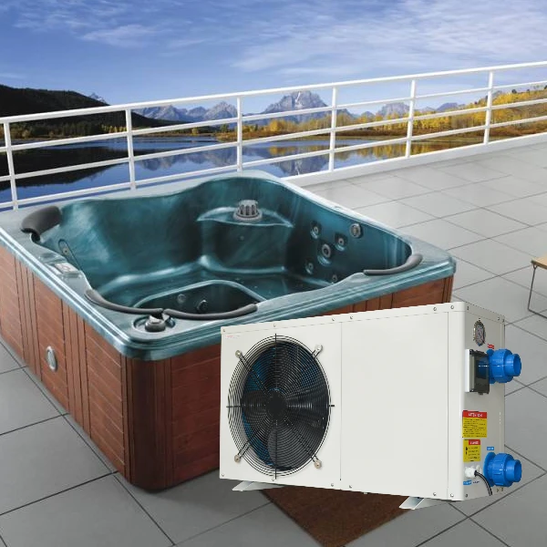 Green gas Air source swimming pool heat pump new smart WiFi app bathtubs heater