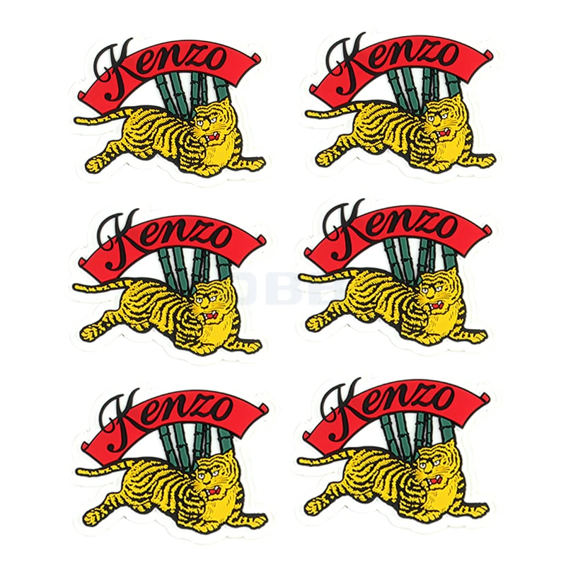 Premium quality custom logo sweat suits patch silicone logo badge  graphic tag  baseballcap label