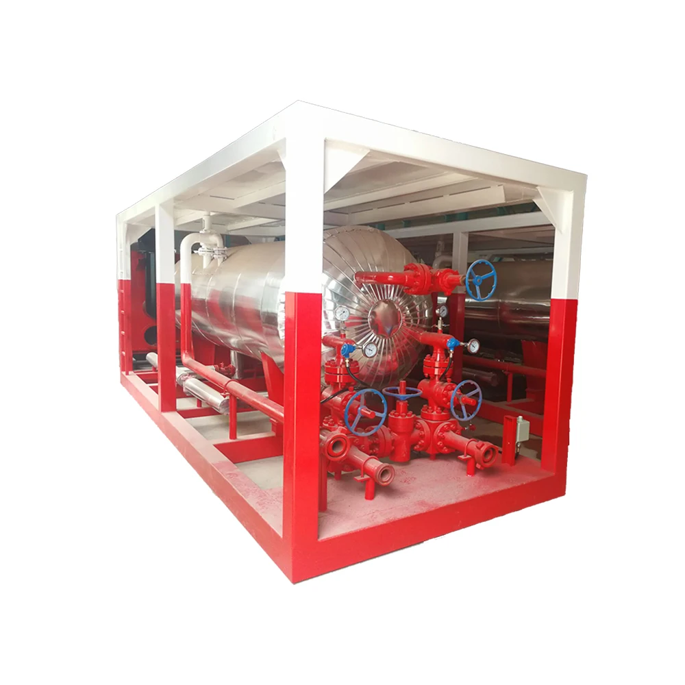 Mobile Well Test and Metering Equipment Three Phase Test Centrifugal Separator