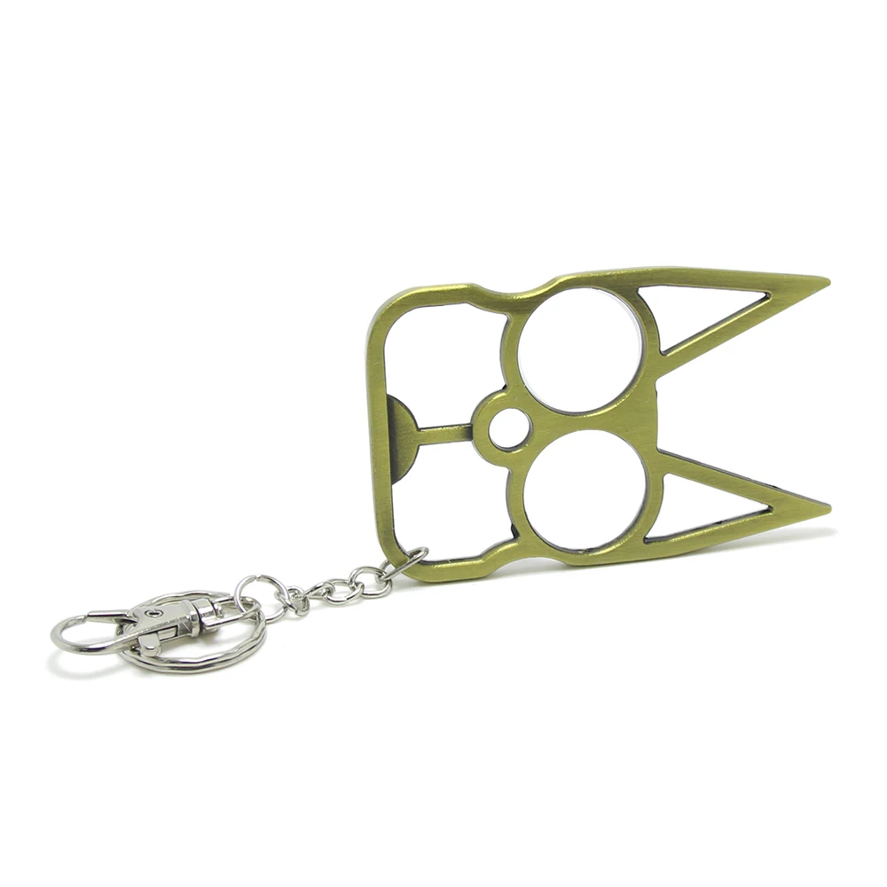 Defense Key Holder For Girls Women EDC Fingers Charms Toy Kung Fu Accessory Handbag Key Chain Ring Cat Keyring Dog Mom Keychain