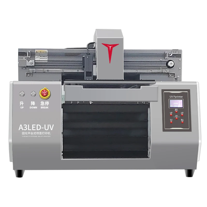 3050 30*50cm UV Flatbed Printer A3 Led UV Printing Machine uv a3 printer with tx800/xp600 print head