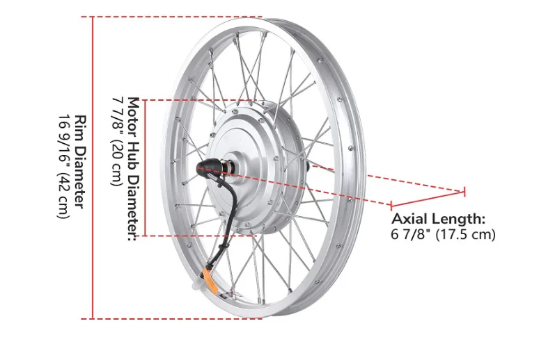 20 inch 36V750W front wheel bicycle modified electric bike kit electric bicycle motor kit
