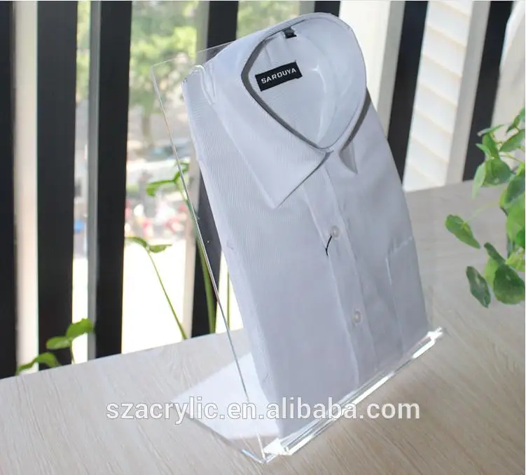 Acrylic Shirt Display clothes display stand