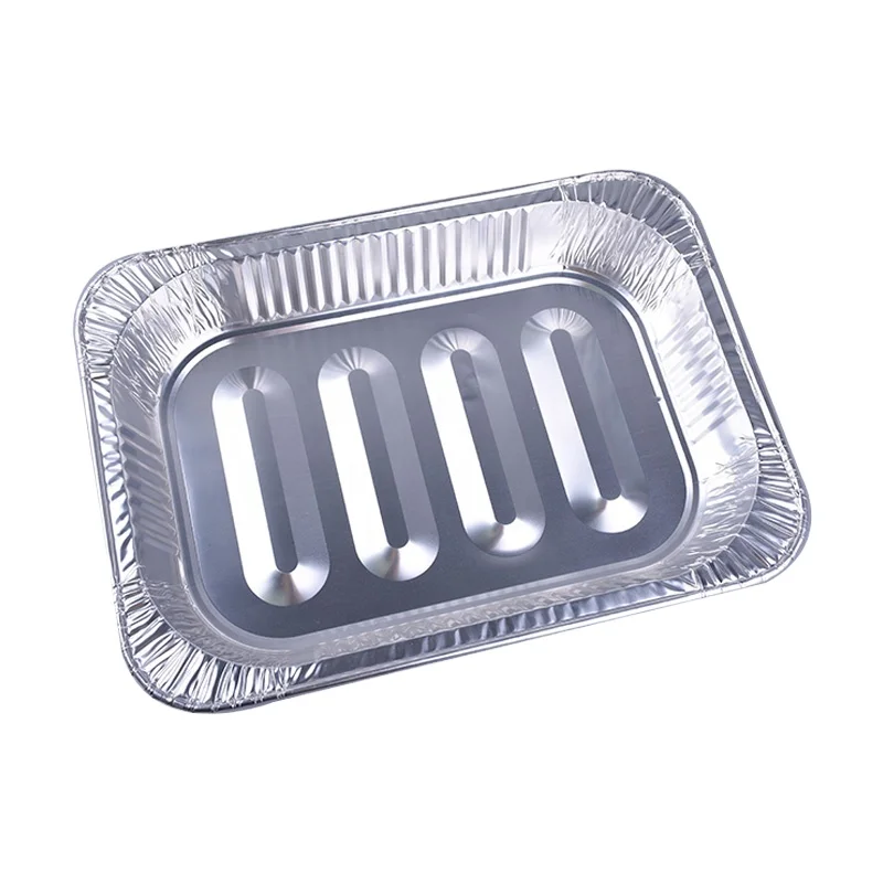 450ml 1000ml 4900ml turkey pan recyclable Packing Aluminum Foil Container Baking Tray Pizza Loaf Grill Pan With Lids