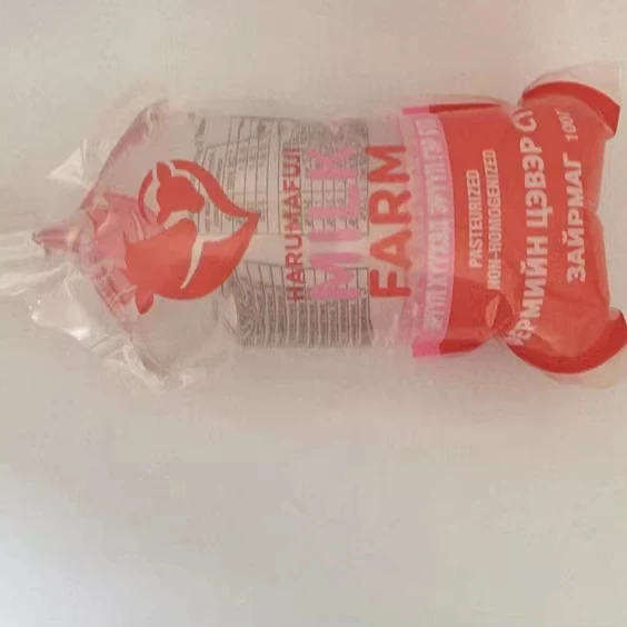 OEM Made Printed Orange Juice ice Lolly Pop Plastic Soft Tube Bag Shape Sealed Injected Laminated Plastic Drink Beverage Pouch