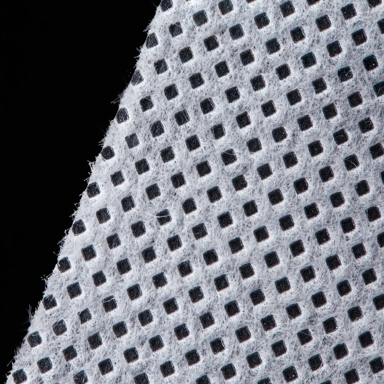 Viscose / polyester spunlace nonwoven fabric