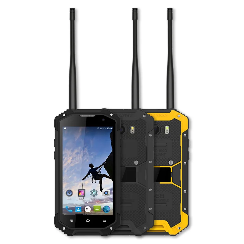  Смартфон-рация UNIWA W3 4 7 дюйма IP68 UHF/VHF NFC барометр датчик