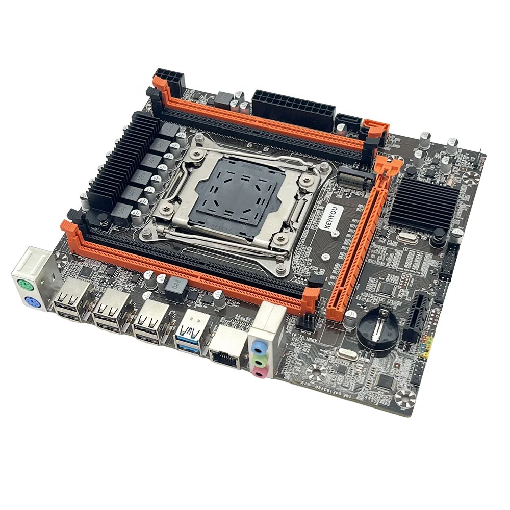 KEYIYOU X99 Motherboard LGA 2011-3 motherboard kit xeon x99 E5 2680 V4 CPU Processor 2.40GHz 14-Core 35M And DDR4 32G Memory