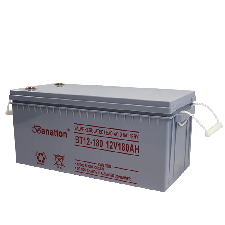 Banatton Bateria Baterias Solares Batterie Solaire 12V 180Ah Best Sale Lead Acid Battery  Accu Pil Batterie Au Plomb