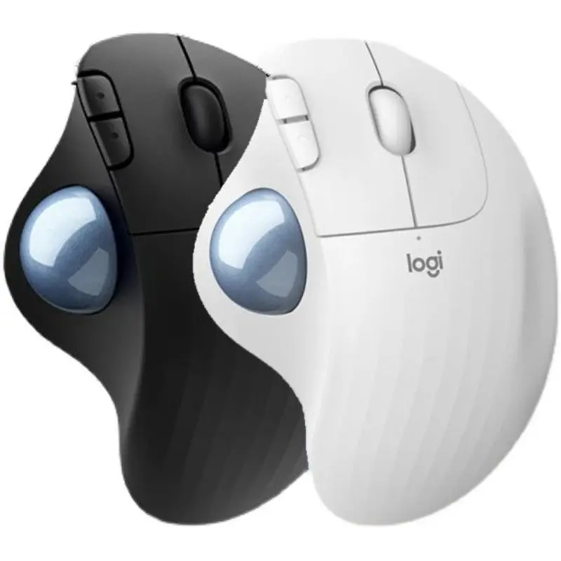Беспроводная мышь Logitech ERGO M575 с трекболом легкое управление большим пальцем точность и плавное отслеживание Эргономичный