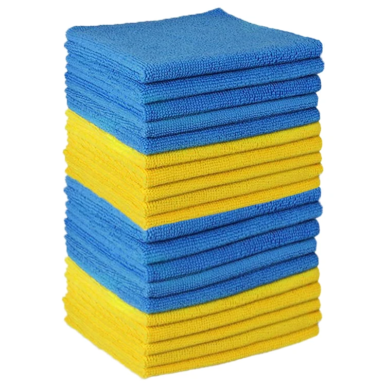 Customization Logo Microfiber Towel Car Wash Kitchen Cleaning Cloth Rags Woven Square Kitchen Tea Towels Cotton Customized Color