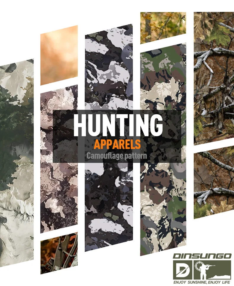 Warm fleece fabric camouflage hunting jacket  wear hunting clothes hunting apparel