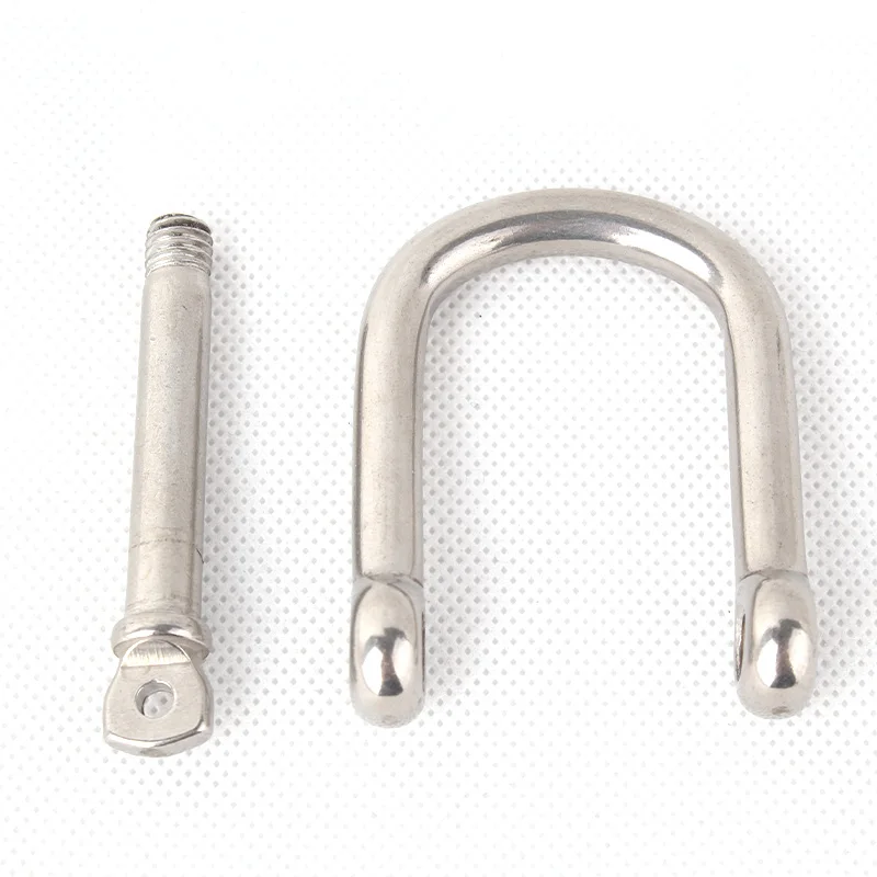 Hot Selling Stainless Steel Hardware Steel Shackle Good Quality Wide Body Sling Dee Shackle