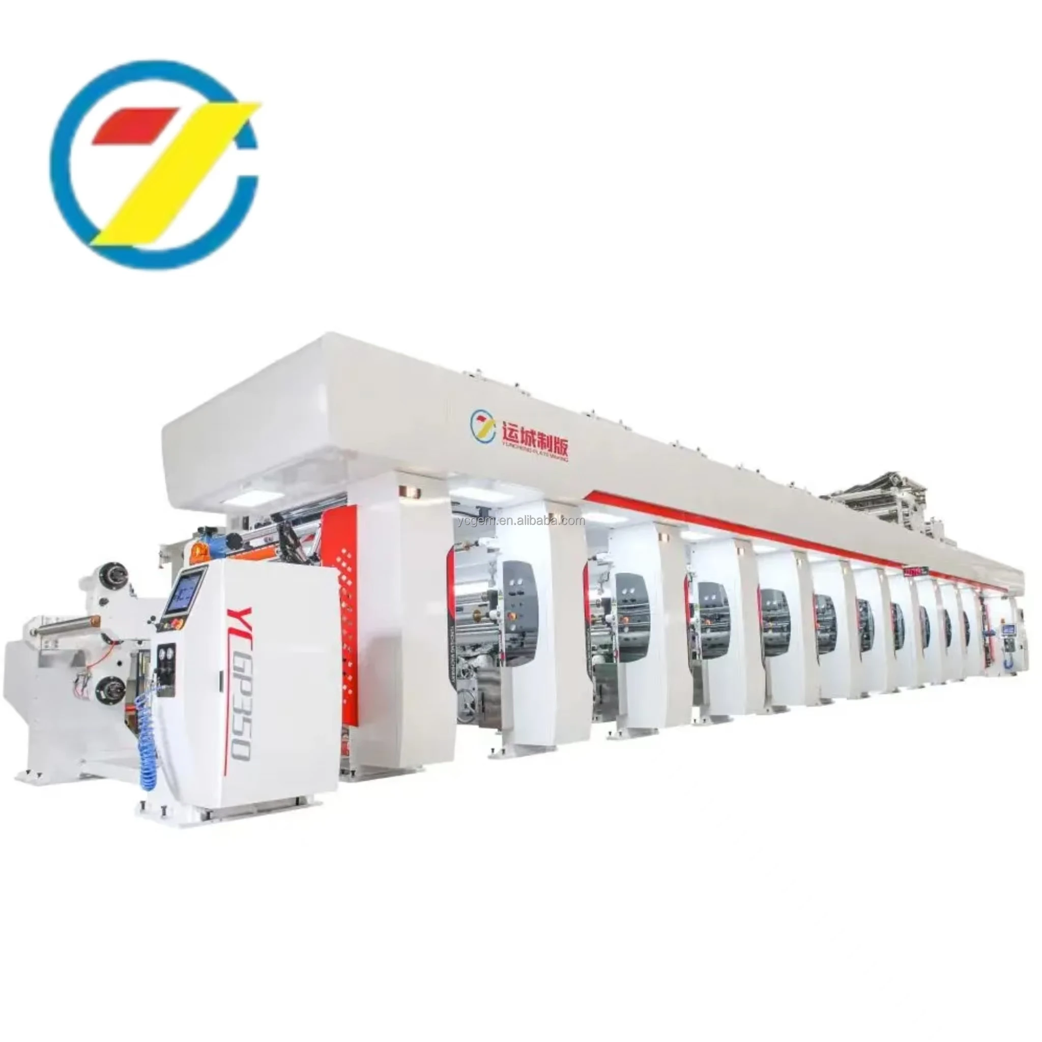 8 Color ELS Rotogravure Printing Machine For BOPP CPP Food film