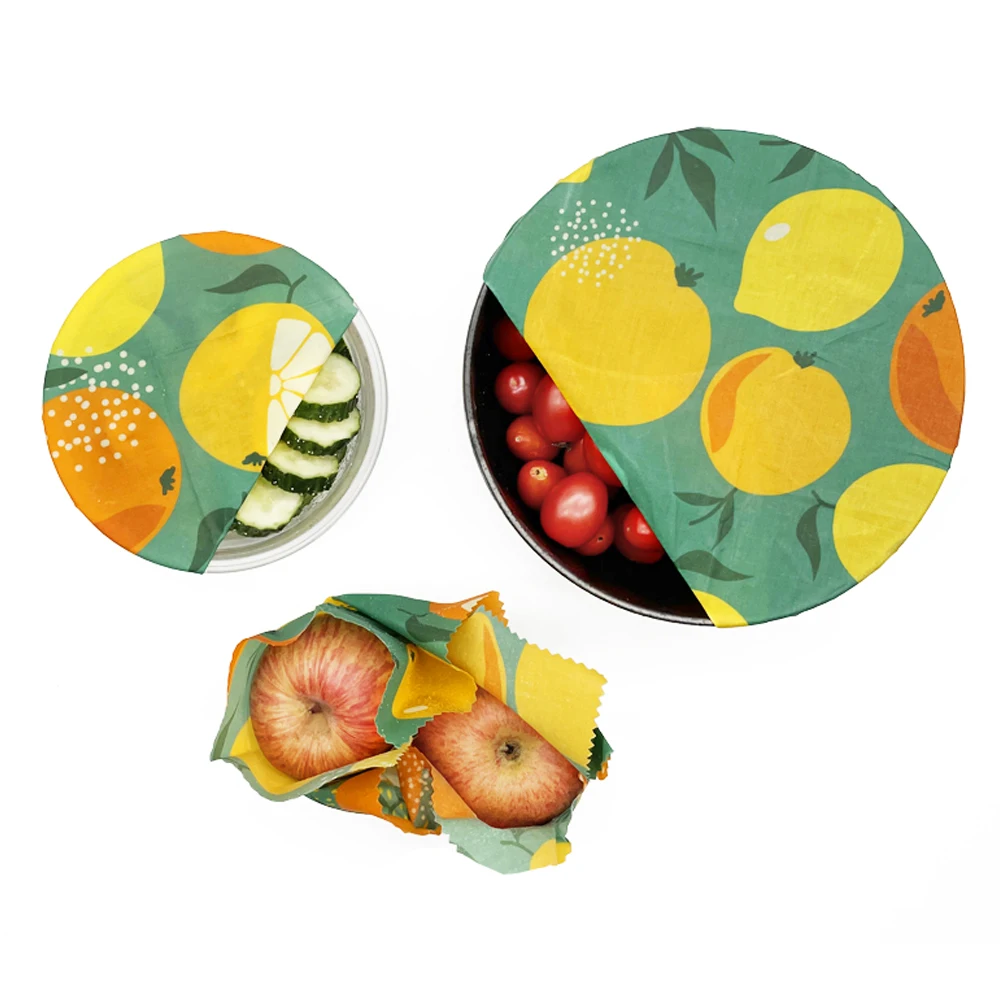 
3 Pack Natural Beeswax Food Wrap Natural Beeswax Wrap 5 Pack Beeswax Food Wrap 6 Pack 
