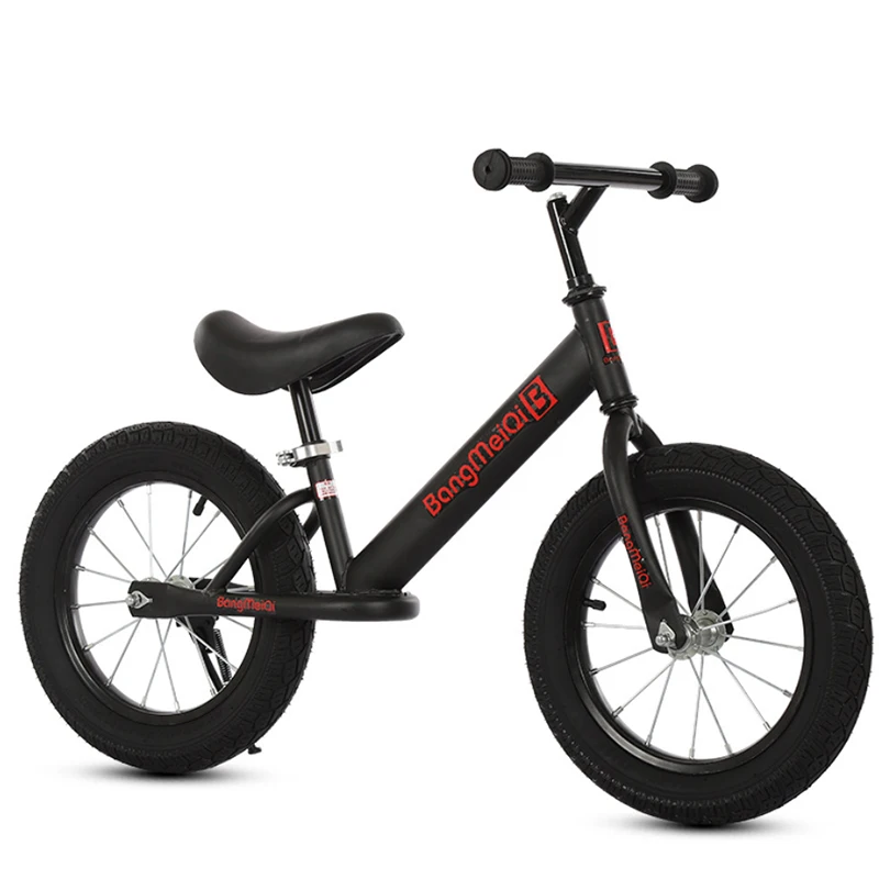 new design customize logo exercise children metal bicycle carbon steel 14inch air cheap kids balance bike