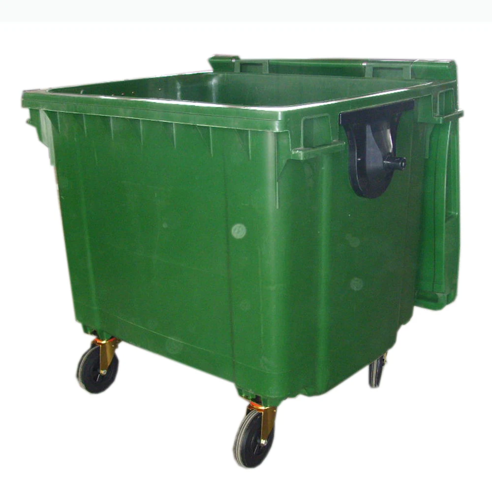 1100L с EN840 HDPE пластиковый дизайн Скип-корзина