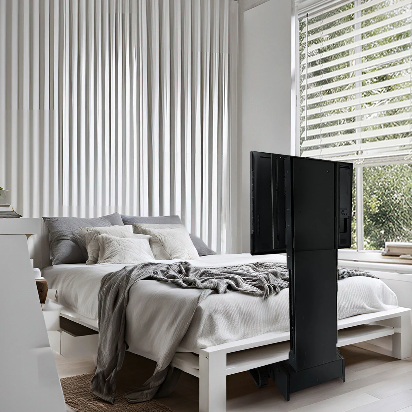 Height Adjustable Motorized TV LIFT Automatic Home Bedroom Under Bed Electric Remote Control System TV lift