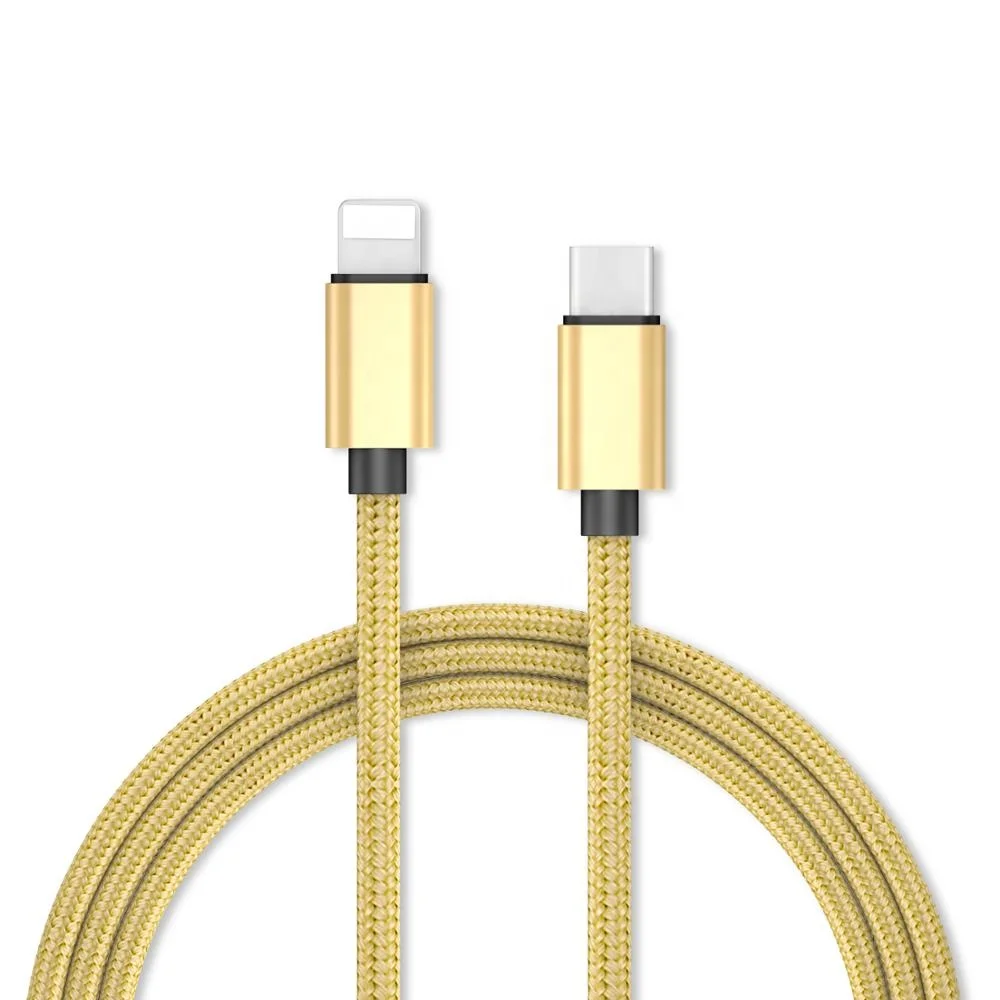Лидер продаж Нейлон Плетеный 2A 1 м USB C кабель Тип адаптер данных быстро Micro Usb