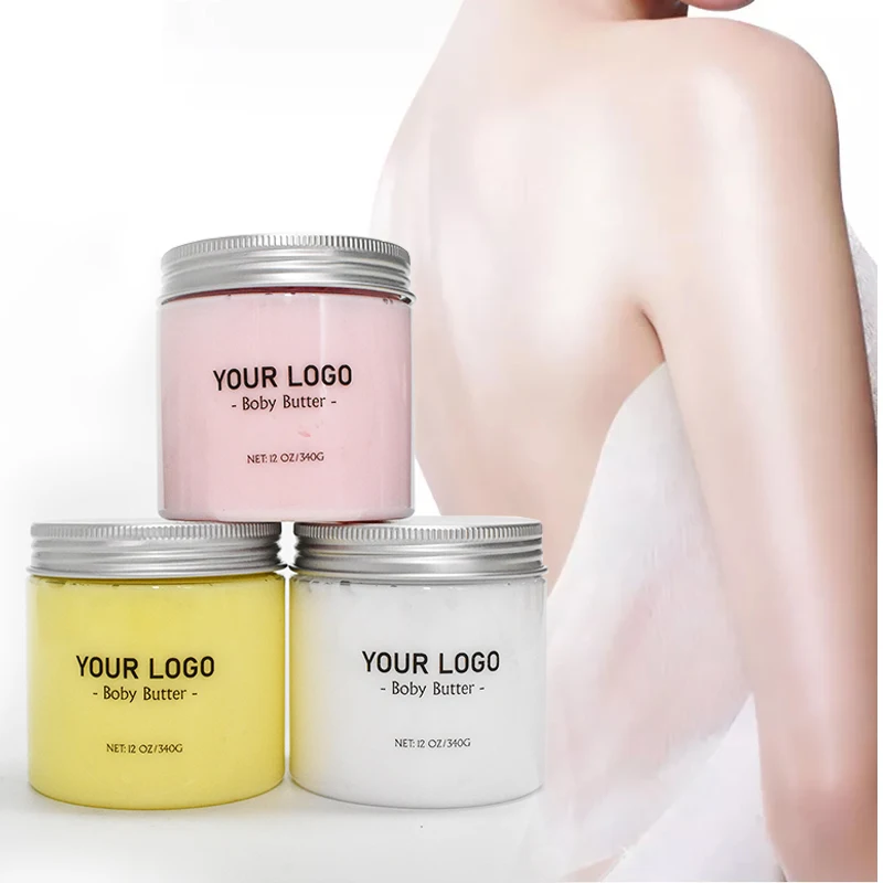 low moq girls full body lotion custom package vegan cruelty free whipped body butter for body butter