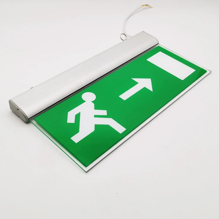 
Ceiling Recessed Mounted LED Emergency Light hanging fire exit sign 