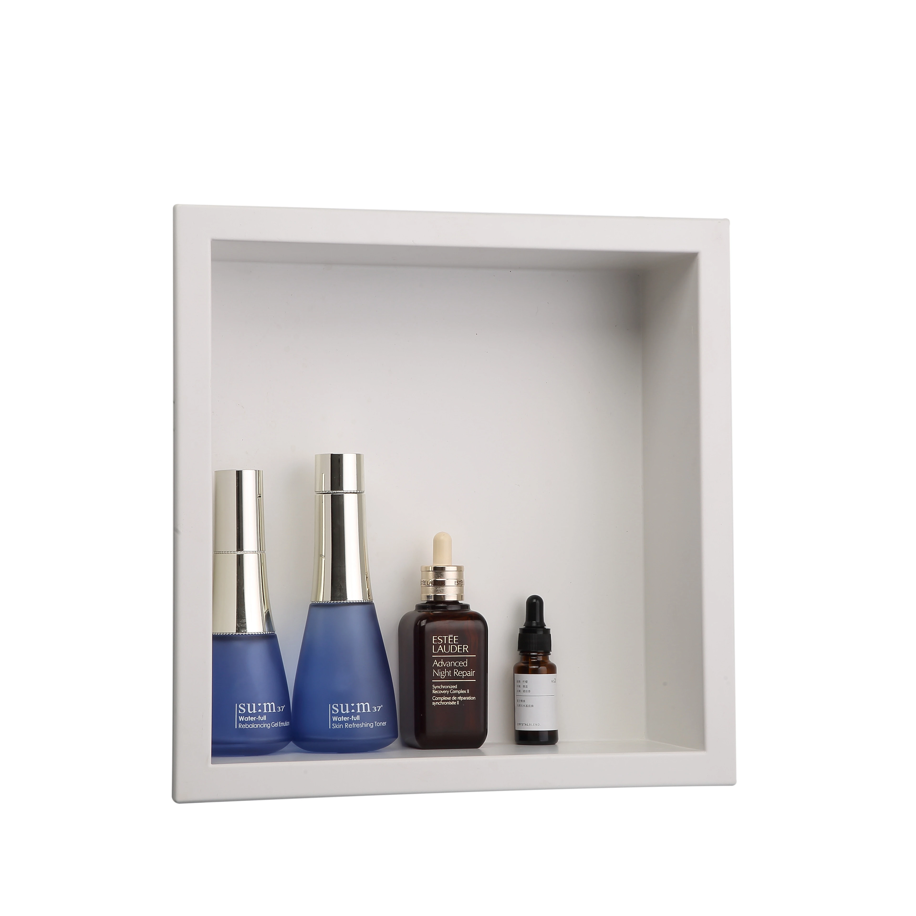 stainless steel bathroom white in wall type small apartment bathroom storage Shower Niche