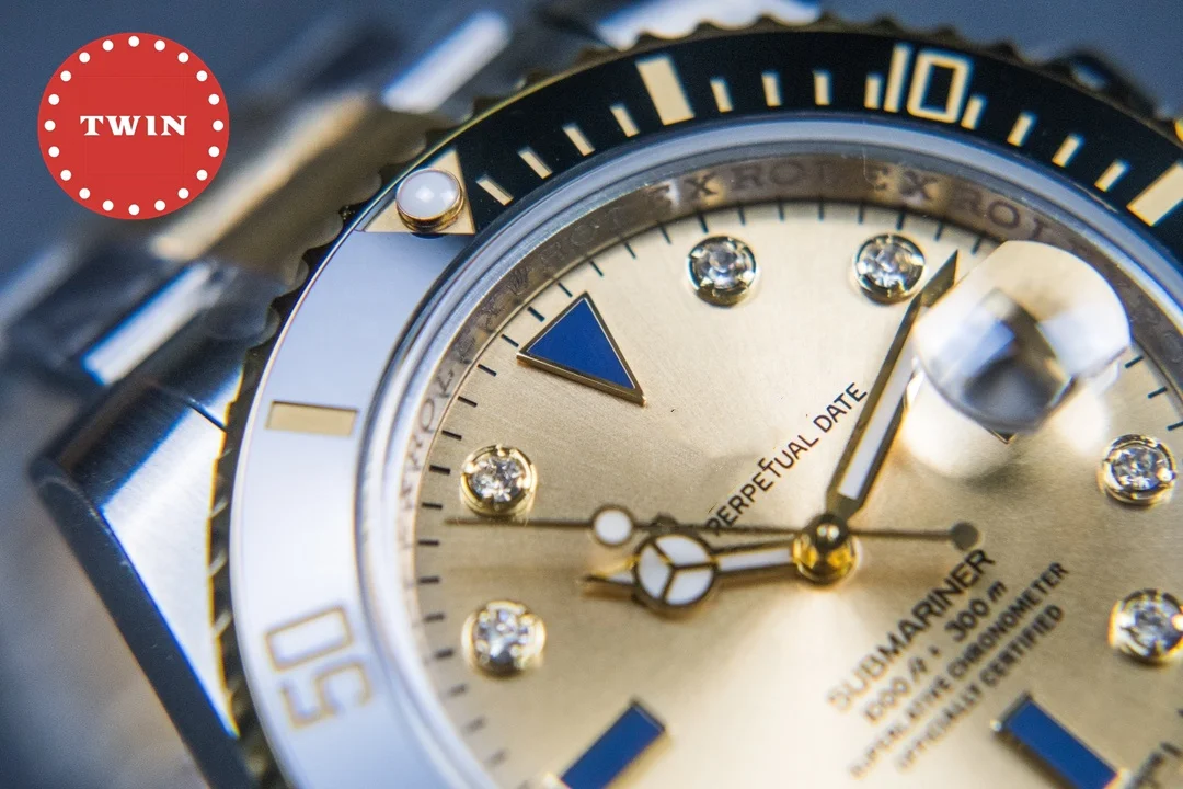 Новинка 2021, светящиеся часы ETA 3135, часы из стали 904L, двухцветные, 126613, 41 мм, высококлассные часы для дайвинга