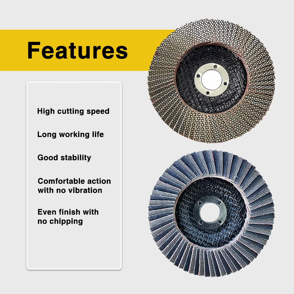 Ruizuan New product good price 6 inch  flap disc sand paper diamond grinding wheels sanding disc cbn diamond grinding wheel