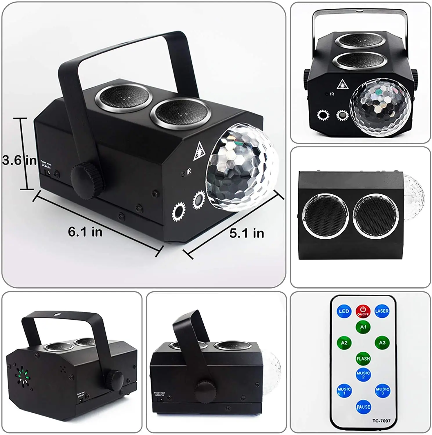 High Quality Durable Christmas Voice Control Wholesale Price Red Green RGB DJ Disco Stage Laser Light