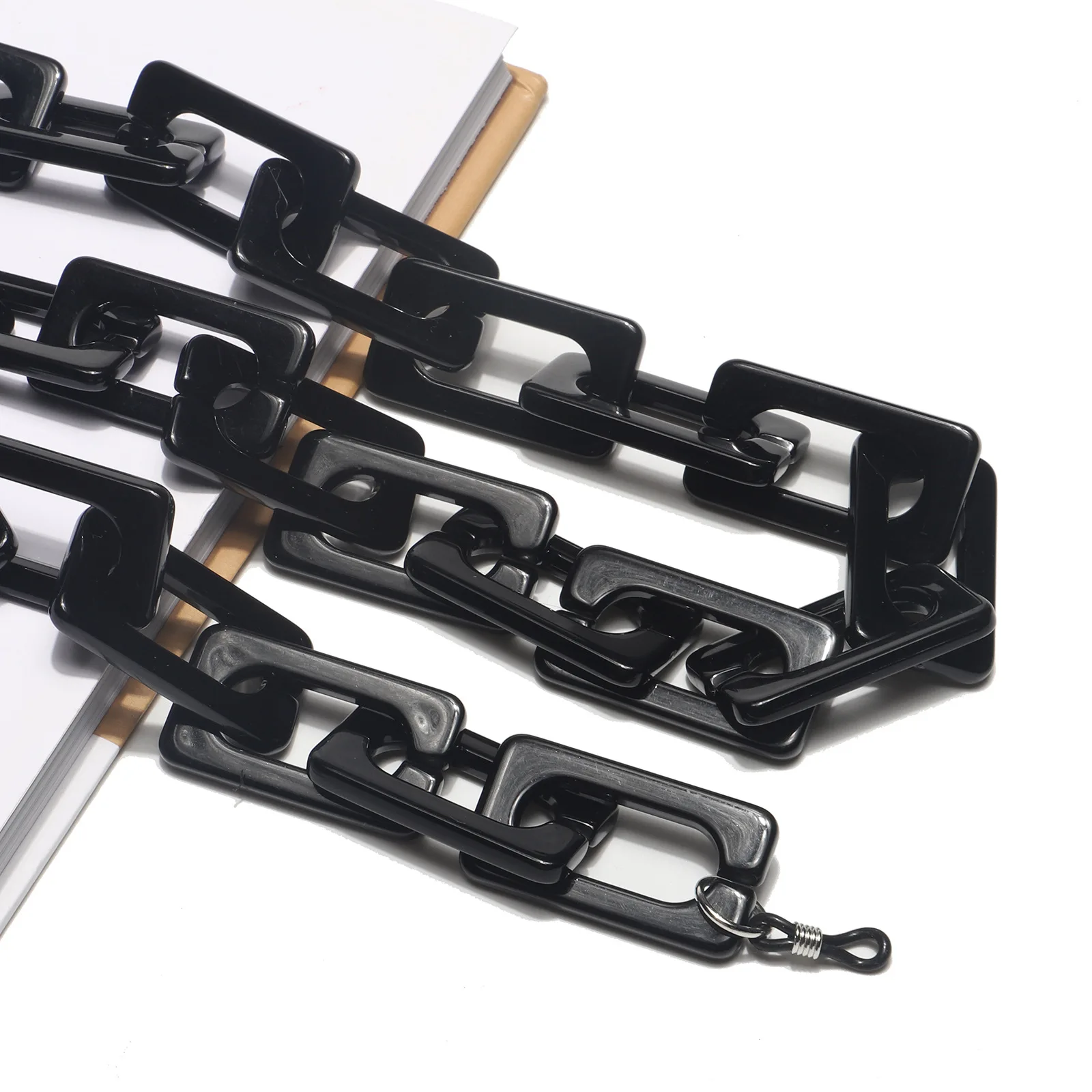 Ring Hanging Plastic Acetic Acid Acrylic Chunky  Sun Glasses Strap Sunglasses Eyeglass Eyewear Glass Spectacle Holders Chain