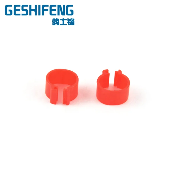 2.5mm 3mm 4mm 5mm 6mm Plastic Open Clip Small Pigeon Dove Finch Parrot Canary Love Bird Rings Leg Band Racing R16u 4.5mm/