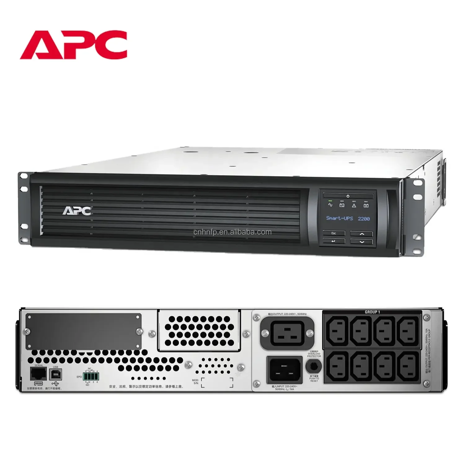 APC ups источник бесперебойного питания SMT2200RMI2U-CH 1980 Вт/2 2 кВА в стойке стабилизированное напряжение резервная батарея