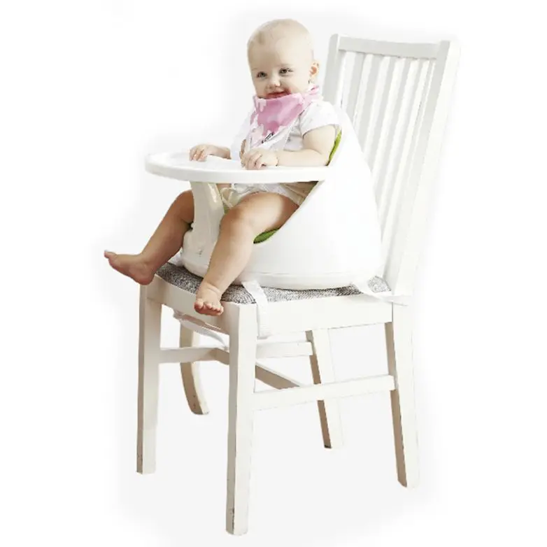 
2021 High Chair 5 points harnbess egg Small Apartment Cream Color booster seat jouriner chair Baby High Chair 