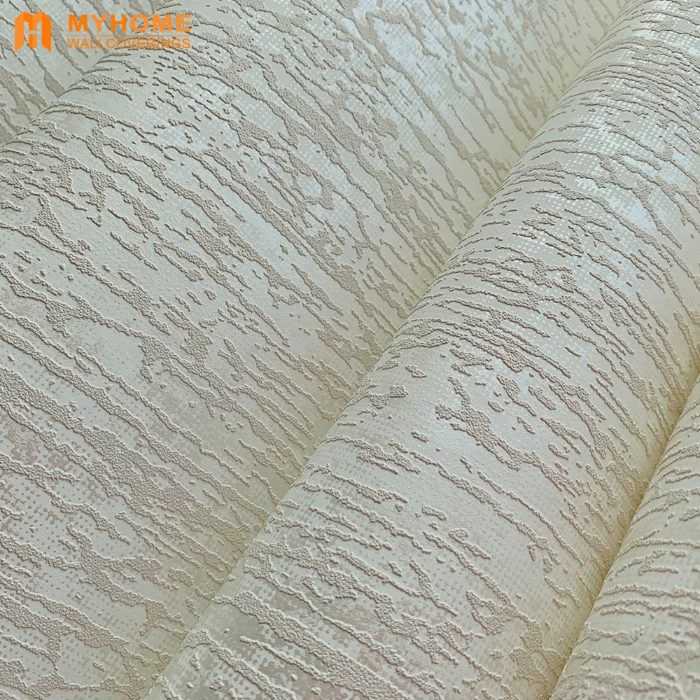 Interor House Decoration White Wall Covering Designer Non Woven Wallpaper