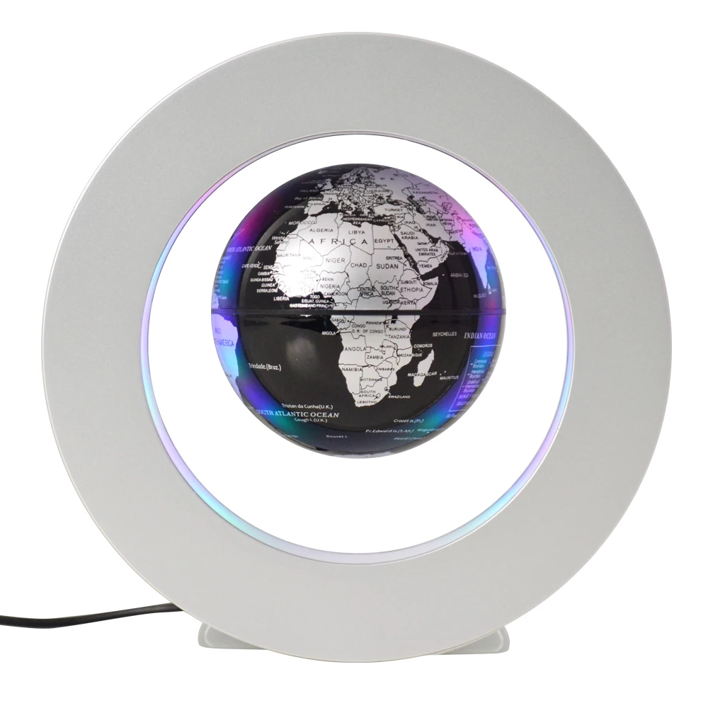 2023  Hot Sale Magnetic Levitation Floating Globe,Creative Globes with Led Light World Map for Home Office Decoration